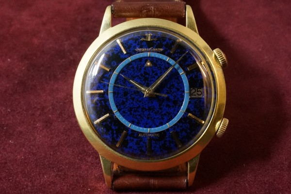 Jaeger Lecoultre Memovox Lapis Lazuli Dial 18KYG Ultra Rare（ＯＴ-03／1950ｓ)の詳細写真1枚目
