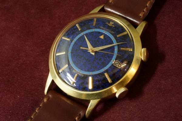 Jaeger Lecoultre Memovox Lapis Lazuli Dial 18KYG Ultra Rare（ＯＴ-03／1950ｓ)の詳細写真2枚目