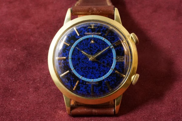 Jaeger Lecoultre Memovox Lapis Lazuli Dial 18KYG Ultra Rare（ＯＴ-03／1950ｓ)の詳細写真3枚目