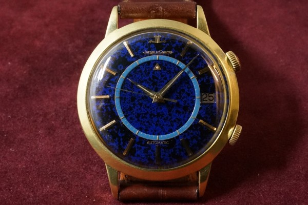 Jaeger Lecoultre Memovox Lapis Lazuli Dial 18KYG Ultra Rare（ＯＴ-03／1950ｓ)の詳細写真4枚目