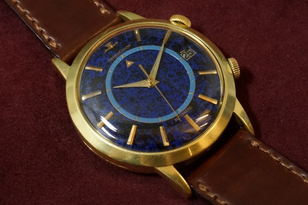 Jaeger Lecoultre Memovox Lapis Lazuli Dial 18KYG Ultra Rare（ＯＴ-03／1950ｓ)の詳細写真6枚目