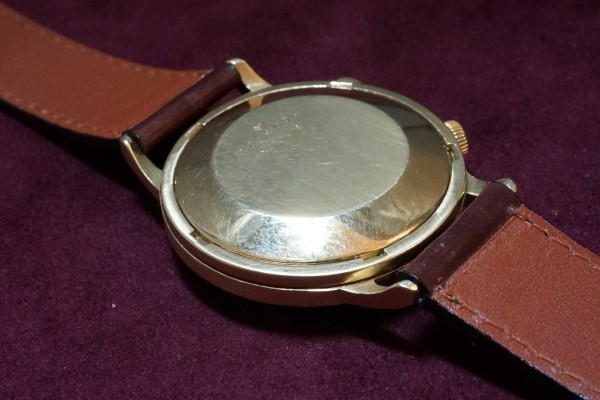 Jaeger Lecoultre Memovox Lapis Lazuli Dial 18KYG Ultra Rare（ＯＴ-03／1950ｓ)の詳細写真15枚目