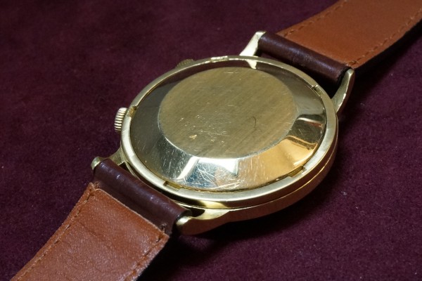 Jaeger Lecoultre Memovox Lapis Lazuli Dial 18KYG Ultra Rare（ＯＴ-03／1950ｓ)の詳細写真16枚目