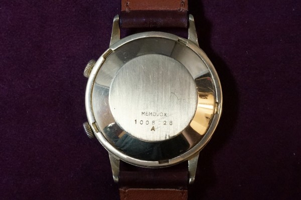 Jaeger Lecoultre Memovox Lapis Lazuli Dial 18KYG Ultra Rare（ＯＴ-03／1950ｓ)の詳細写真18枚目