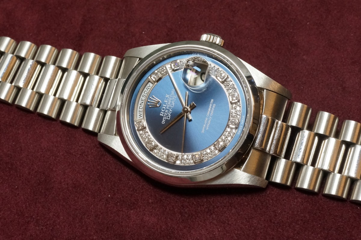 ROLEX デイデイト プラチナ 18206他 サイドサテン仕上げ 純正