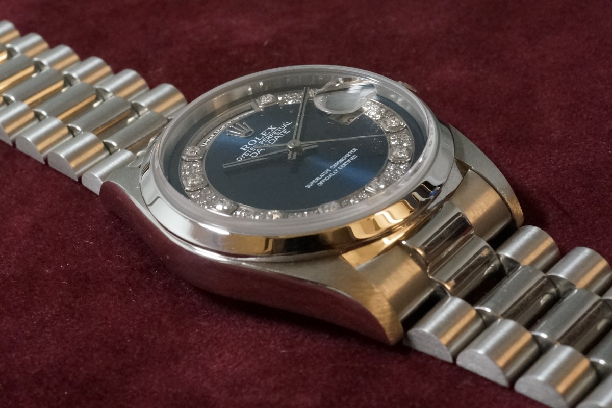 ROLEX デイデイト プラチナ 18206他 サイドサテン仕上げ 純正