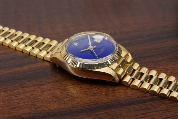 レディース ロレックス Ref-6917/8 DATE-JUST Lapis lazuli Dial（LR-01／1977年)の詳細写真7枚目