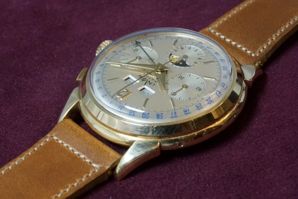 UNVER WATCH Triple Calendar Moonphase クロノグラフ Jumbo（CH-01／1940ｓ)の詳細写真10枚目