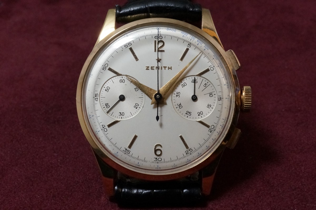 ZENITH クロノグラフ 18KPG（CH-Z01／1950s) | ロレックス