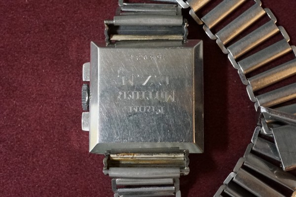 HELBROS Square クロノグラフ Shell Hooded Lugs（CH-05／1930ｓ)の詳細写真13枚目
