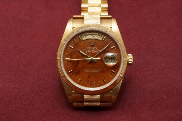 ロレックス デイデイト Ref-18078 Mahogany Dial（RO-02／1984年)の詳細写真2枚目