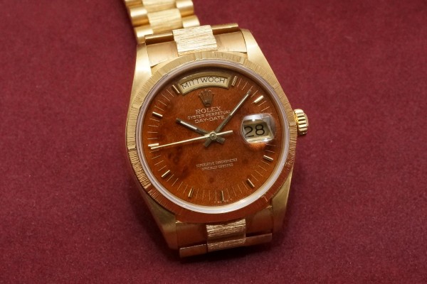 ロレックス デイデイト Ref-18078 Mahogany Dial（RO-02／1984年)の詳細写真4枚目
