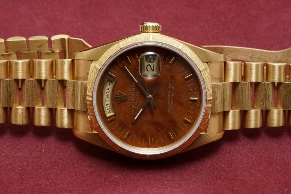 ロレックス デイデイト Ref-18078 Mahogany Dial（RO-02／1984年)の詳細写真6枚目
