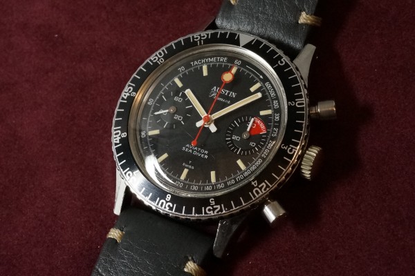AUSTIN Premier AVIATOR SEA DIVER クロノグラフ（CH-01／1960ｓ)の詳細写真3枚目