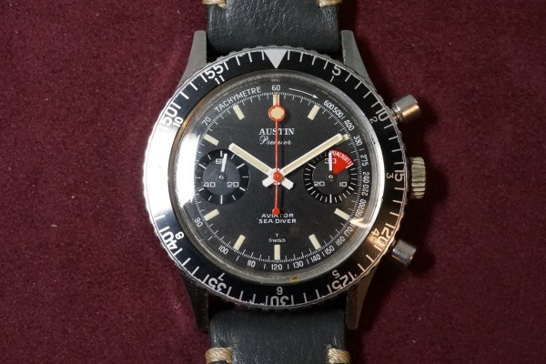 AUSTIN Premier AVIATOR SEA DIVER クロノグラフ（CH-01／1960ｓ)の詳細写真6枚目
