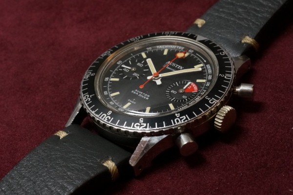 AUSTIN Premier AVIATOR SEA DIVER クロノグラフ（CH-01／1960ｓ)の詳細写真8枚目