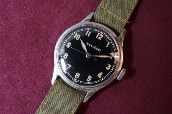 JAEGER-LE COULTRE Black Dial Military style（OT-01／1950ｓ)の詳細写真5枚目