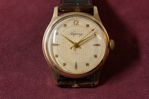 Asprey AQUATIME 9KYg British Made Watch（OT-01／1950ｓ)の詳細写真5枚目