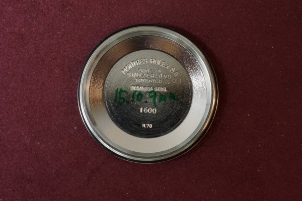 ロレックス デイトジャスト REF-1600（RO-01／１９７０年)の詳細写真20枚目