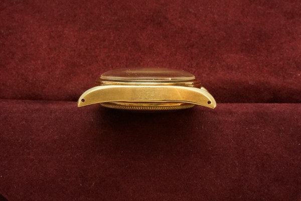 ロレックス OYSTER PERPETUAL Ref-6090YG Bombay Case White Waffle Dial（RO-19／1953年)の詳細写真12枚目
