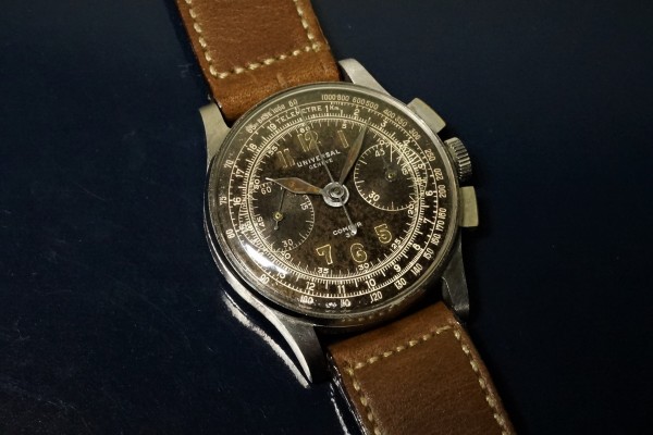 UNIVERSAL GENEVE COMPUR 30 クロノグラフ（CH-05／1940ｓ)の詳細写真3枚目