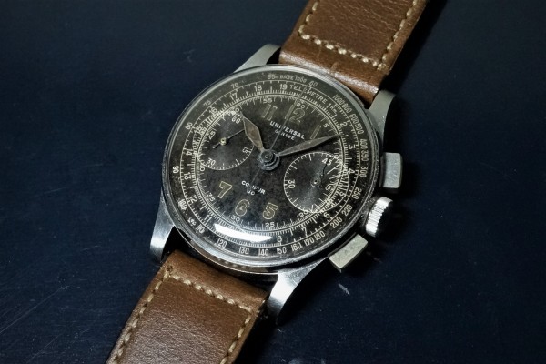 UNIVERSAL GENEVE COMPUR 30 クロノグラフ（CH-05／1940ｓ)の詳細写真4枚目