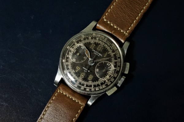 UNIVERSAL GENEVE COMPUR 30 クロノグラフ（CH-05／1940ｓ)の詳細写真5枚目