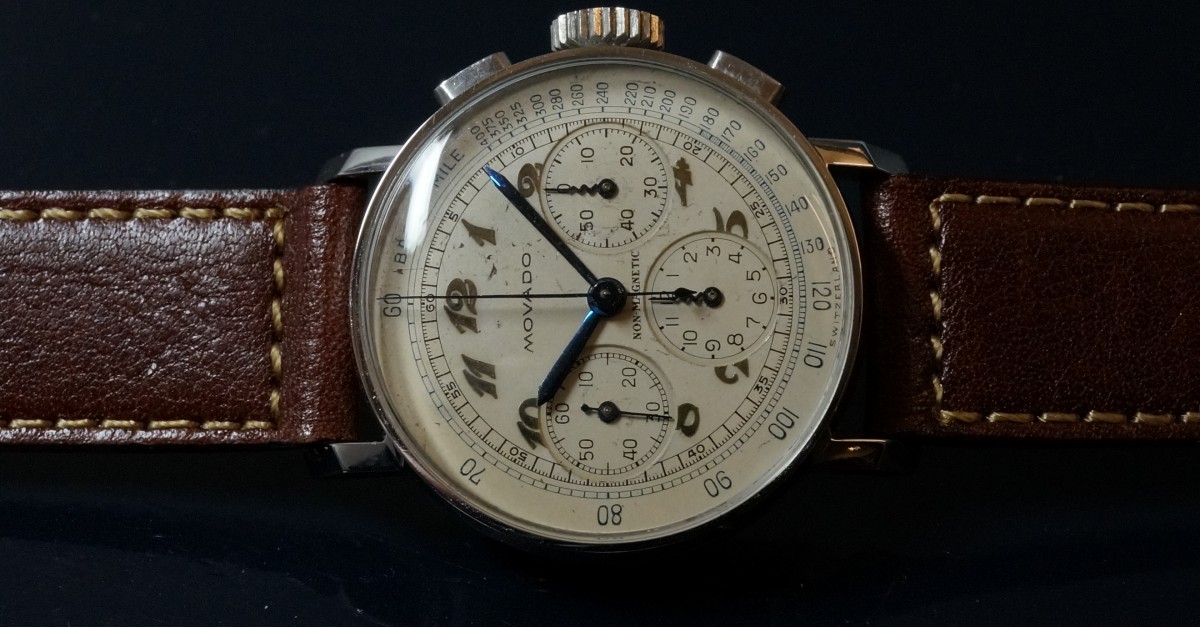 MOVADO クロノグラフ 95 Breguet numerals dial（CH-01／1940s