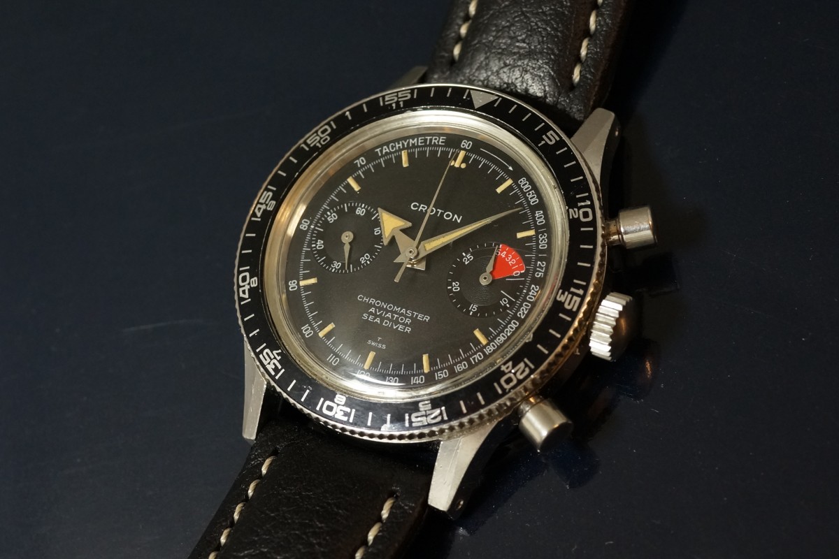 CROTON NIVADA GRENCHEN クロノグラフ （Croton Nivada Grenchen 