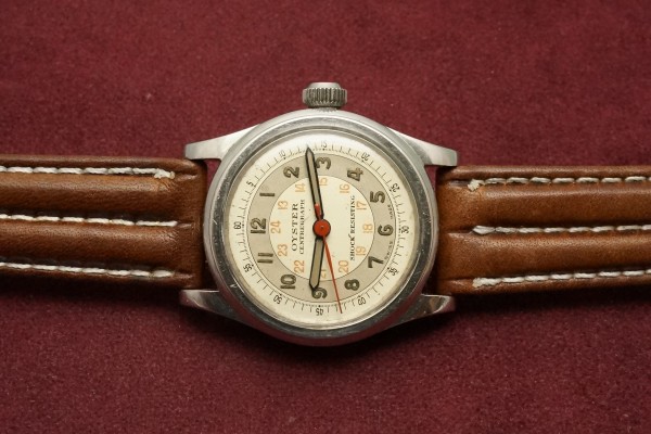 OYSTER CENTREGRAPH Ref-3478 Majestic 24-hour Dial（RO-05／1941年)の詳細写真6枚目
