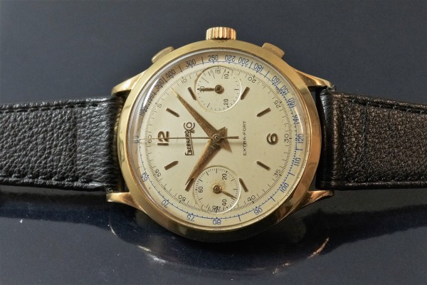 EBERHARD EXTRA-FORT Jumbo Size  クロノグラフ（Ch-01／1950ｓ)の詳細写真3枚目