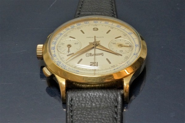 EBERHARD EXTRA-FORT Jumbo Size  クロノグラフ（Ch-01／1950ｓ)の詳細写真9枚目