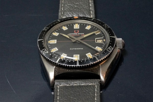 UNIVERSAL GENEVE POLEROUTER SUB Screw Crown  （OT-02／1960ｓ)の詳細写真8枚目