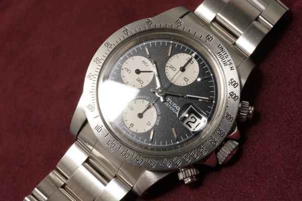 チュードル CHRONOTIME Ref-79180 BigBlock BlackDial（RS-85／1992年)の詳細写真6枚目
