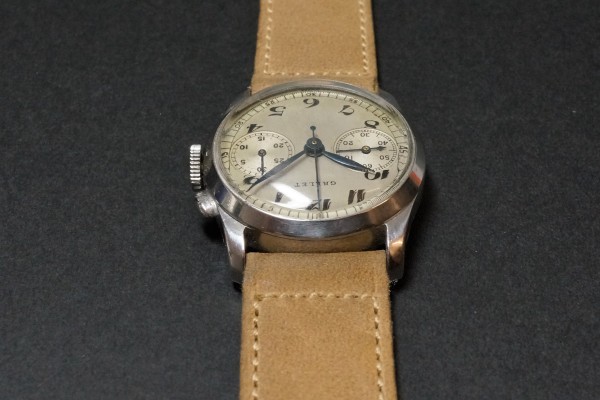 GALLET Baby クロノグラフ Breguet Numerals（CH-01／1940ｓ)の詳細写真7枚目