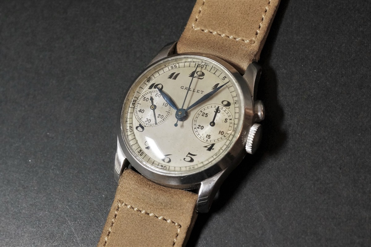 GALLET Baby クロノグラフ Breguet Numerals（CH-01／1940s