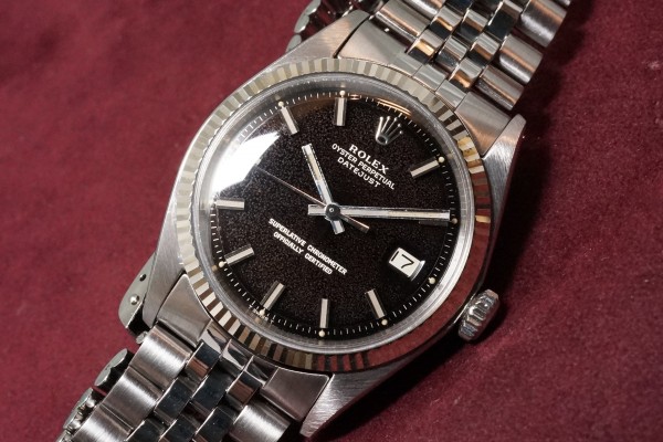 ロレックス デイトジャスト FATBOY Ref-1601 Gilt/Gloss Dial（RO-19／1969年)の詳細写真5枚目