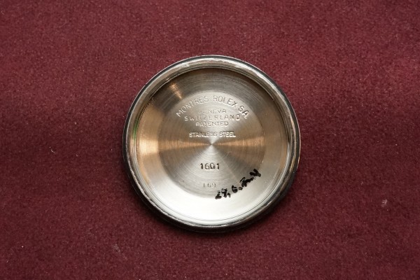 ロレックス デイトジャスト FATBOY Ref-1601 Gilt/Gloss Dial（RO-19／1969年)の詳細写真11枚目
