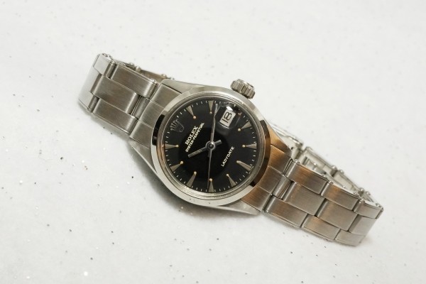 レディース ロレックス OYSTER PERPETUAL LADYDATE BLACK DIAL Ref.6516（RL-03／1960)の詳細写真2枚目