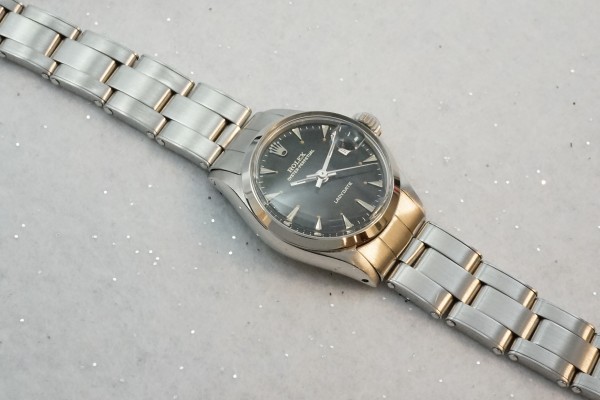 レディース ロレックス OYSTER PERPETUAL LADYDATE BLACK DIAL Ref.6516（RL-03／1960)の詳細写真4枚目