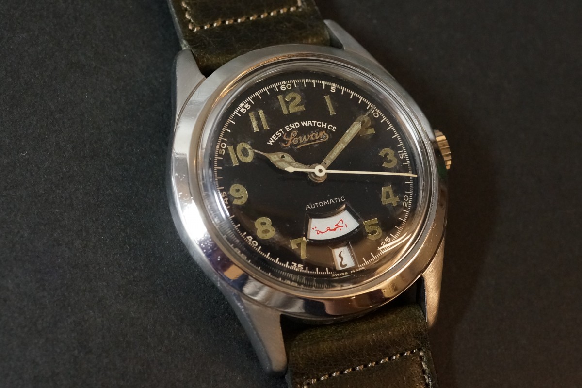 vintage WEST END WATCHS ミラーダイヤル