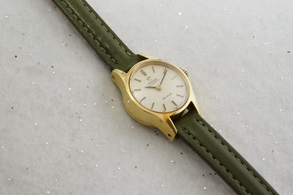 レディース オメガ 18KYG AUTOMATIC DE VILLE（OL-04／1970年