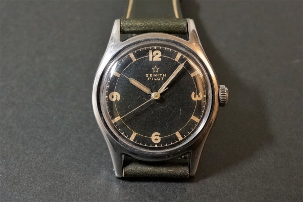 ZENITH PILOT Black Sector Design（OT-01／１９４５年)の詳細写真5枚目