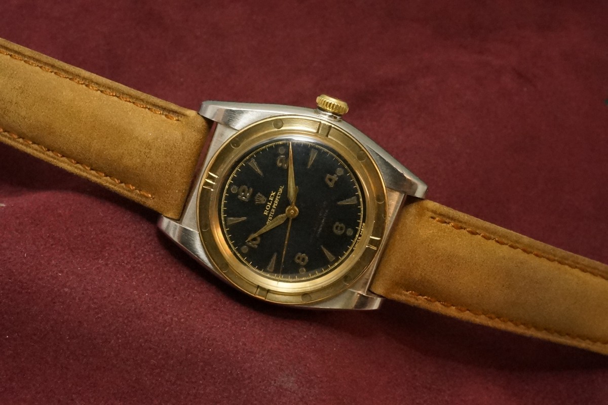 ロレックス バブルバック Ref 3372 Yg Ss Gilt Dial Ro 35 1946年 ロレックス その他 Vintage Watch Libertas リベルタス