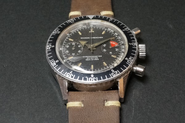 NIVADA GRENCHEN CHRONOMASTER AVIATOR SEA DIVER（ＣＨ-01／1960ｓ)の詳細写真8枚目