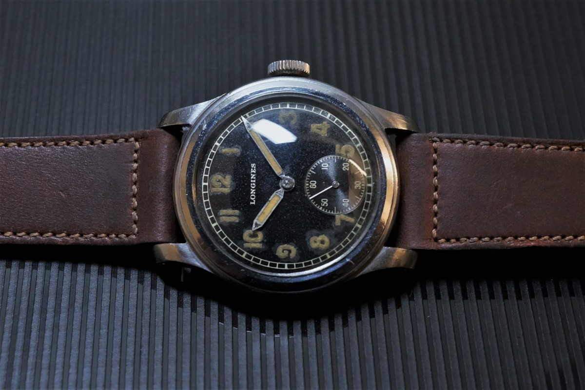 Longines Sei Tacche Waterproof Cal.12.68 Z Black Gilt（OT