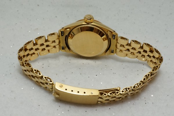 レディース ロレックス OYSTER PERPETUAL 1ST LADY-デイトジャスト  18KYG（RL-15／1959年)の詳細写真7枚目