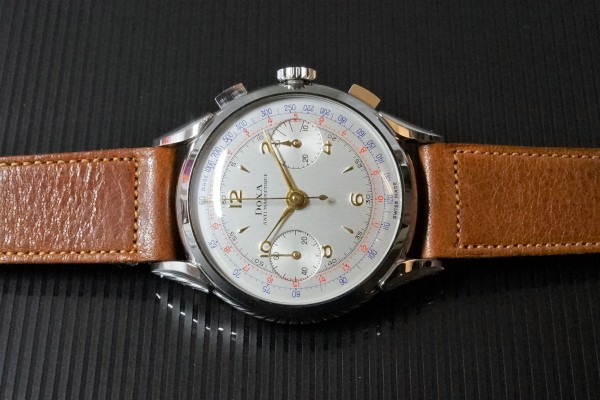 DOXA  Cal.22 クロノグラフ Oversaized 37mm Mint! （CH-01／1950ｓ)の詳細写真3枚目