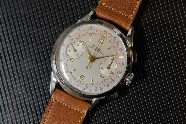 DOXA  Cal.22 クロノグラフ Oversaized 37mm Mint! （CH-01／1950ｓ)の詳細写真5枚目