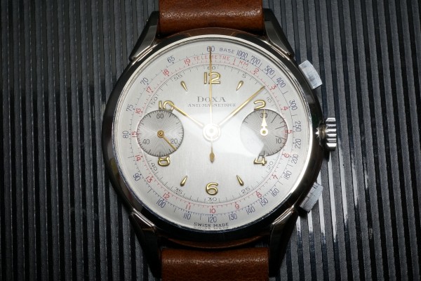 DOXA  Cal.22 クロノグラフ Oversaized 37mm Mint! （CH-01／1950ｓ)の詳細写真17枚目